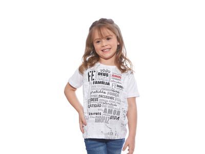 Camiseta infantil Mensagem MS9576