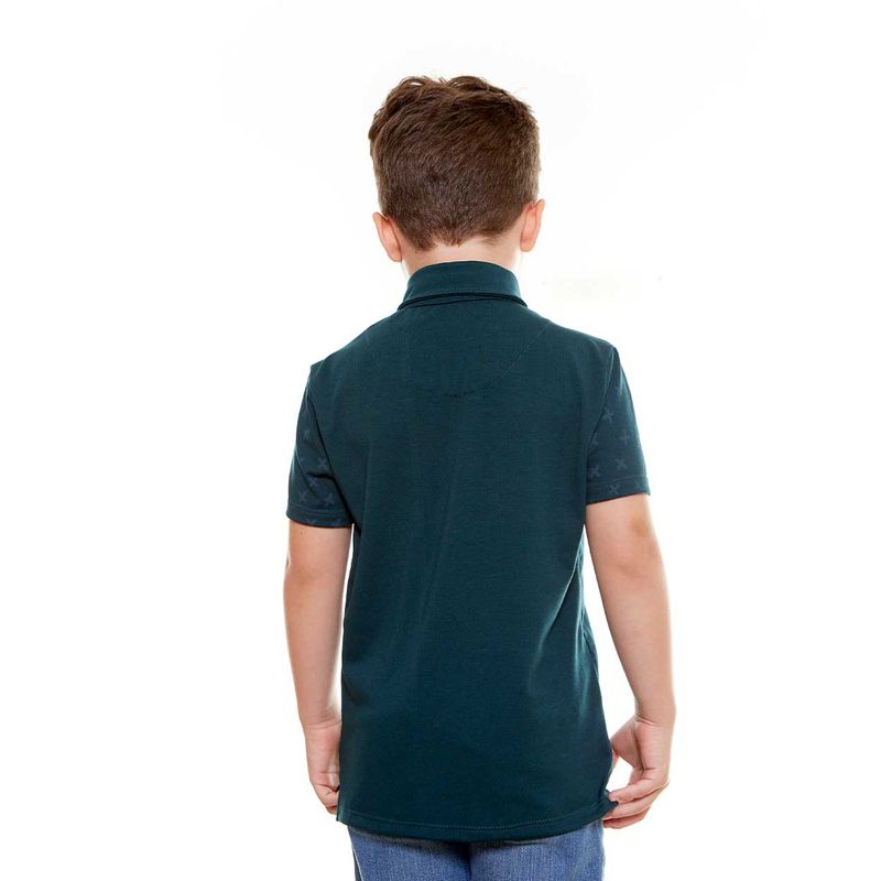 camiseta-gola-polo-infantil-deus-cuida-de-mim-verde-costas