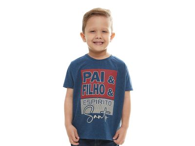 Camiseta Infantil Pai e Filho e Espírito Santo MS11396