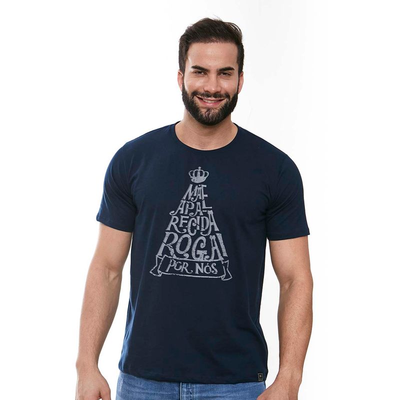 camiseta-mae-aparecida-rogai-por-nos-azul-frente