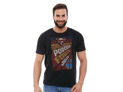 Camiseta Jesus Meu Super Herói, Poderoso, Forte, Justo  MS11555