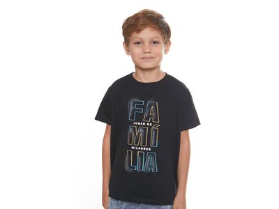 Camiseta Infantil Família, lugar de Milagres MS11756