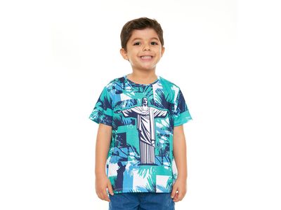 Camiseta Infantil Cristo Redentor DV12045