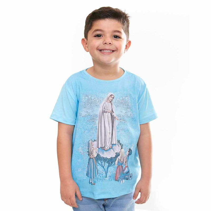 Camiseta-Infantil-Nossa-Senhora-de-Fatima-AZ--frente