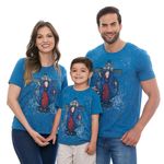 Camiseta-Infantil-Santas-Chagas-azul--familia