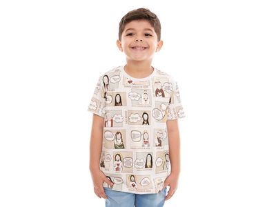 Camiseta Infantil Quadrinhos DV12241
