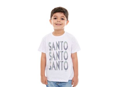 Camiseta Infantil Santo, Santo, Santo MS11906