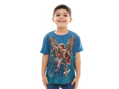 Camiseta Infantil São Miguel Arcanjo DV12337