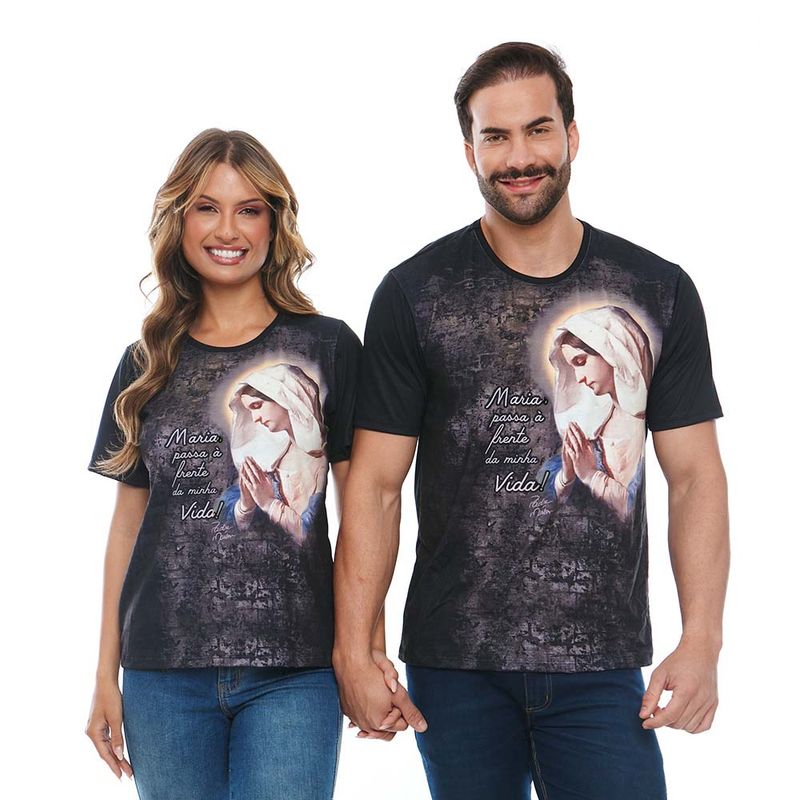 Camiseta-Maria-passa-a-frente-da-minha-Vida-preta-casal