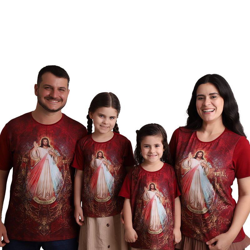 Camiseta-Jesus-Misericordioso-familia