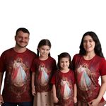 Camiseta-Infantil-Jesus-Misericordioso-Unissex-familia
