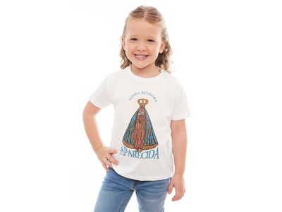 Camiseta infantil Nossa Senhora Aparecida DV12741