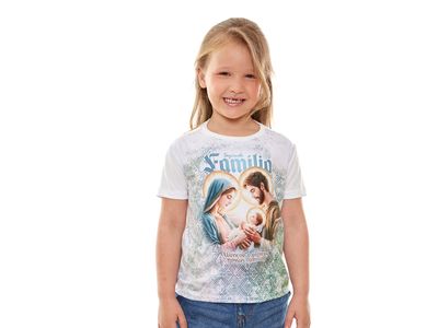 Camiseta Infantil Unissex Sagrada Família DV13109