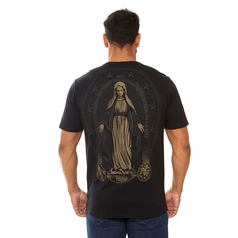 Camiseta-Nossa-Senhora-das-Gracas-preto-frente