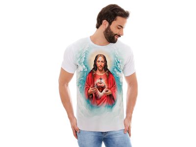 Camiseta Sagrado Coração de Jesus DV13141