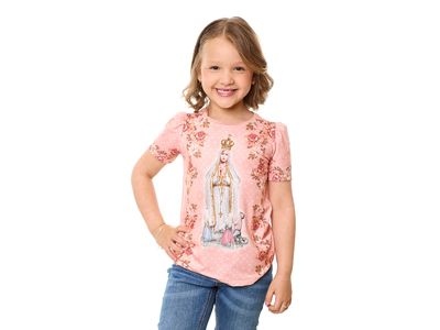 Baby Look Infantil Nossa Senhora de Fatima FS13005