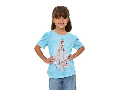 Baby Look Infantil Nossa Senhora de Fátima FS13480