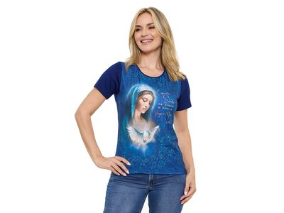 Baby Look Nossa Senhora com Espírito Santo DV13460