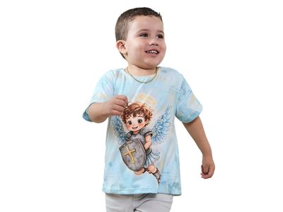 Camiseta Infantil São Miguel Arcanjo AK13687