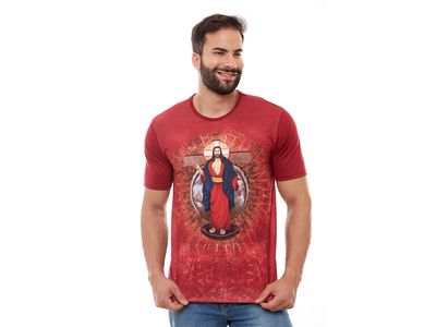 Camiseta Jesus das Santas Chagas DV12724